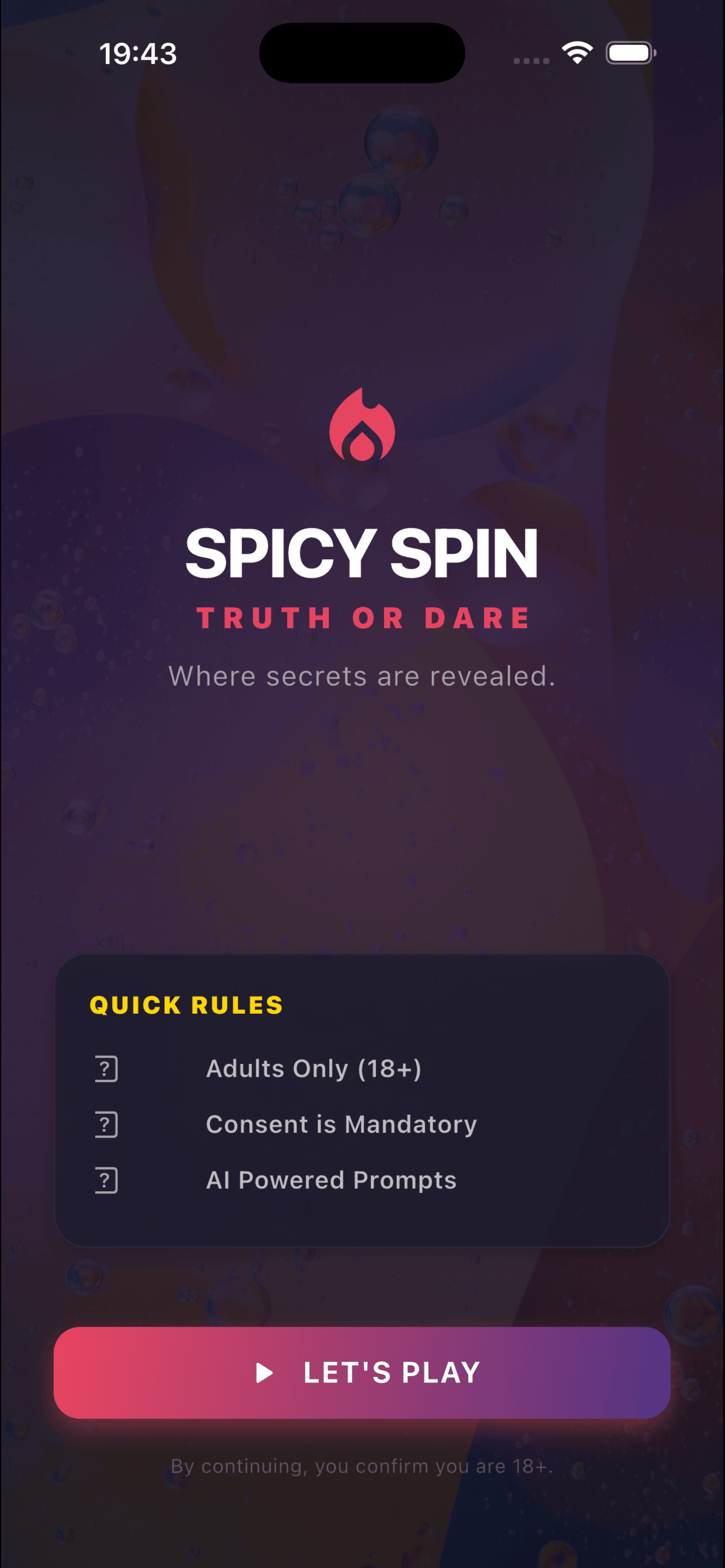 Spicy Spin Menu