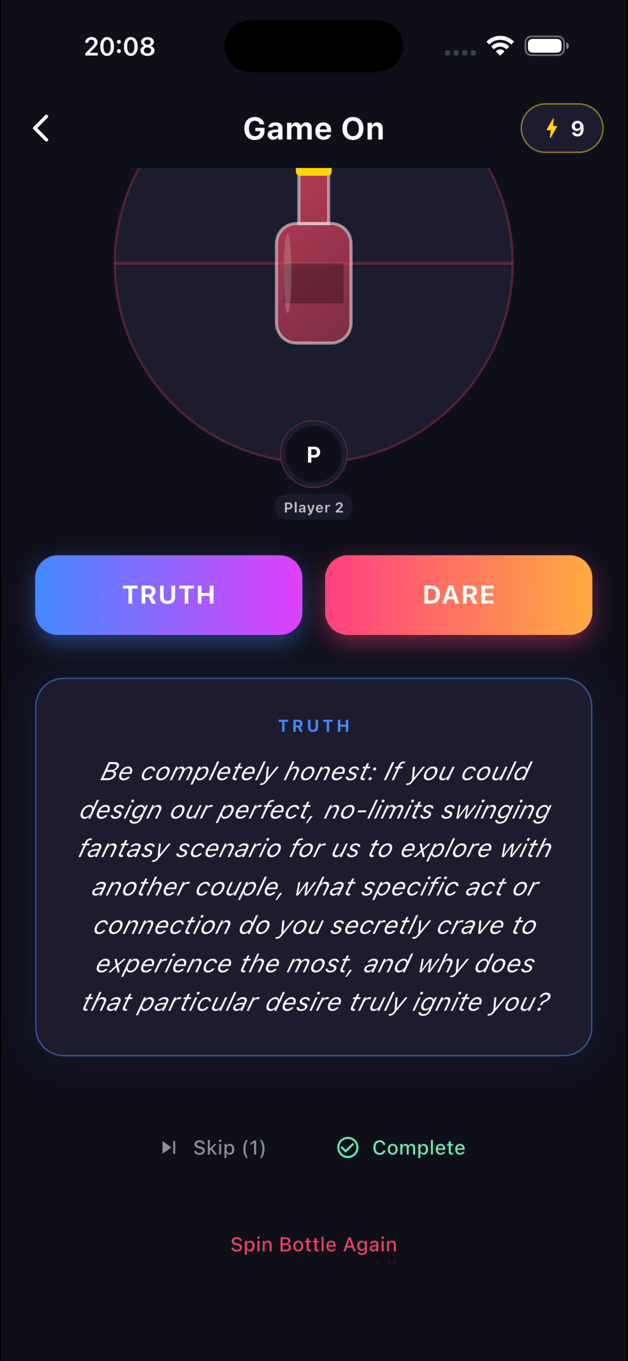 Spicy Truth or Dare Gameplay